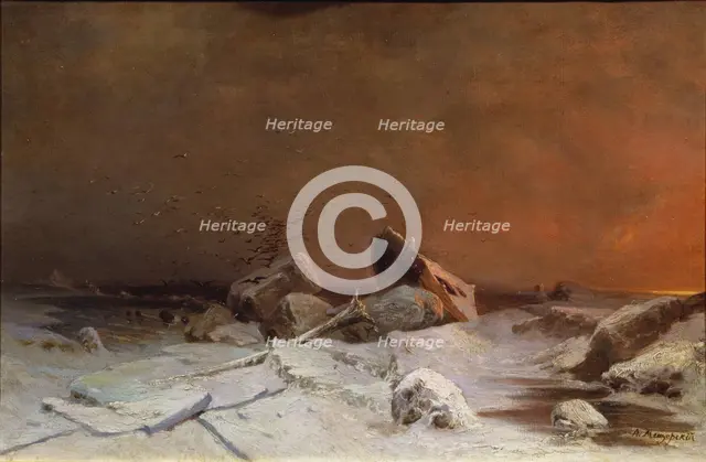 The Debacle. Artist: Meshchersky, Arseni Ivanovich (1834-1902)