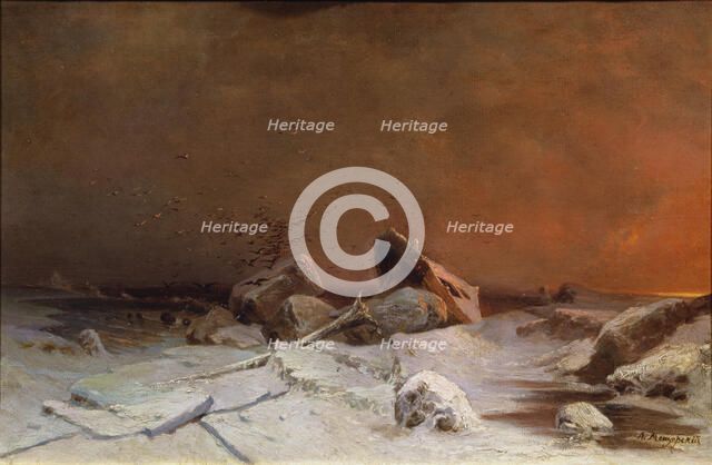 The Debacle. Artist: Meshchersky, Arseni Ivanovich (1834-1902)