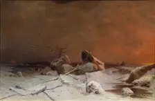 The Debacle. Artist: Meshchersky, Arseni Ivanovich (1834-1902)