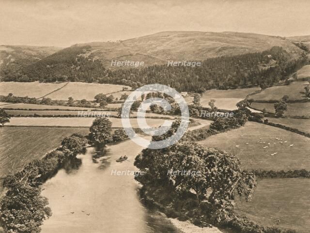 'The Dee Valley, from Glendower's Mound', 1902. Artist: Unknown.