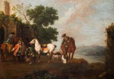 The Deer Hunt, 1760. Creator: Wenzel Ignaz Prasch