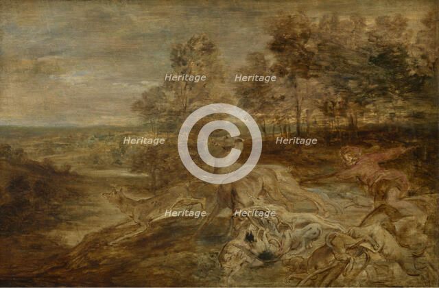 The Deer Hunt, c1630s. Creator: Peter Paul Rubens.
