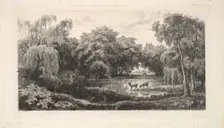 The Deer Pond, 1837-78. Creator: Charles Francois Daubigny