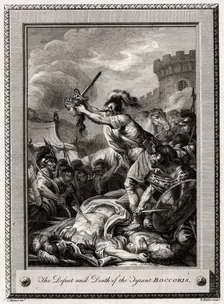The Defeat and Death of the Tyrant Boccoris 1774. Artist: W Walker