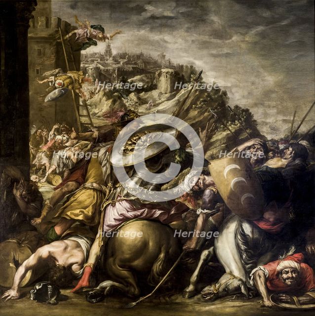 The defeat of the Saracens.