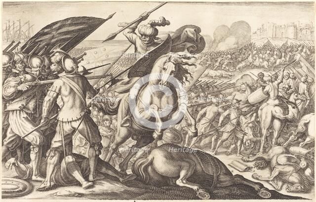The Defeat of the Turkish Cavalry, c. 1614. Creator: Jacques Callot.