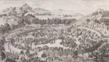 The Defeat of Chief Uš-Turfan and his City, 1774. Creator: Pierre Philippe Choffard
