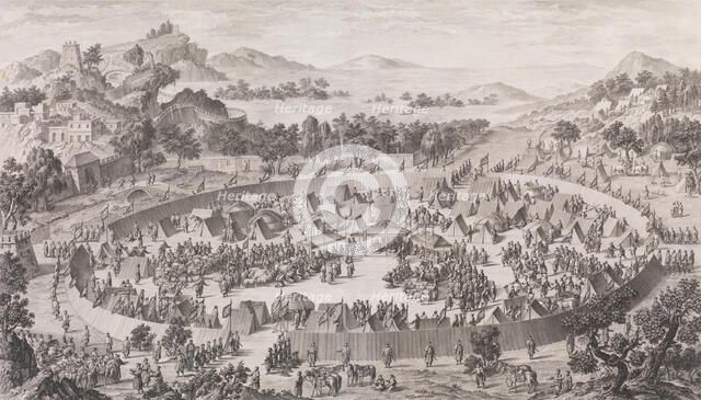 The Defeat of Chief Uš-Turfan and his City, 1774. Creator: Pierre Philippe Choffard.