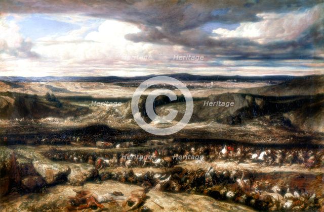 'The Defeat of Cimbres', 1833. Artist: Alexandre Gabriel Decamps