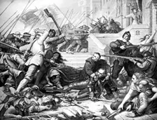 The Defence of Basing House 1640s, (19th century). Creator: Unknown