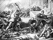 The Defence of Basing House 1640s, (19th century). Creator: Unknown