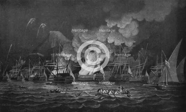 'The Defence of Gibraltar', c1785. Artist: Thomas Luny.