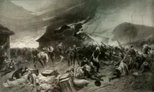 The Defence of Rorke's Drift, 22nd to 23rd January 1879 1900. Creator: Alphonse de Neuville