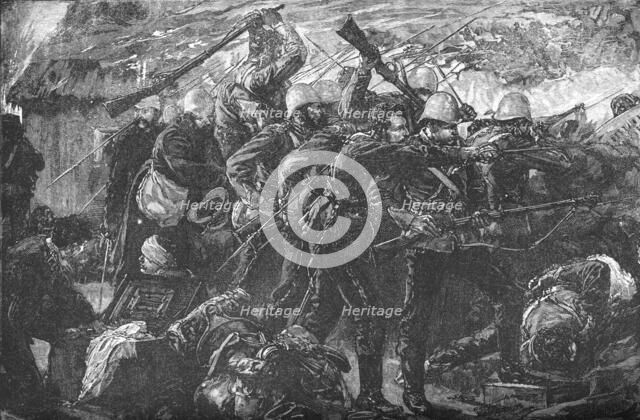'The Defence of Rorke's Drift', c1880. Artist: Unknown.