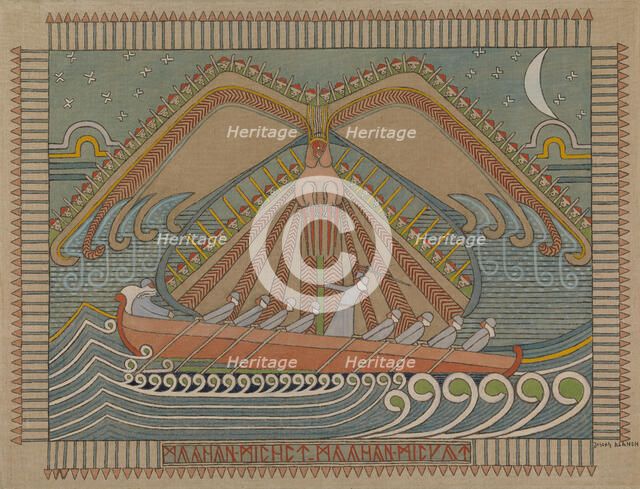 The Defense of the Sampo, 1910-1912. Creator: Alanen, Joseph (1885-1920).