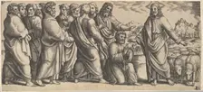 The Delivery of the Keys to Peter. Creator: Master of the Die