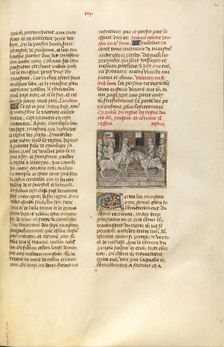 The Delivery of the Persian Crown to Darius; Miroir Historial, about 1475. Creator: Unknown