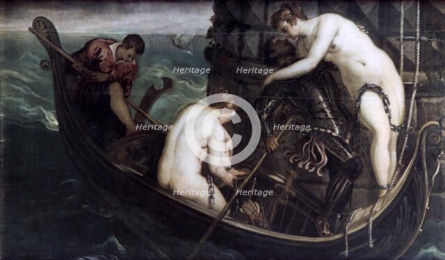 'The Deliverance of Arsinoe', after 1560-1594. Artist: Jacopo Tintoretto