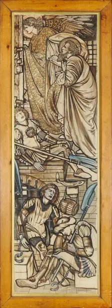 The Deliverance of St Peter from Prison, 1863. Creator: Sir Edward Coley Burne-Jones