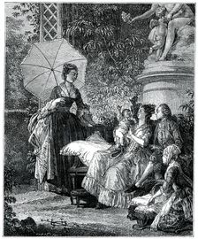 The Delight Of Motherhood, (1885).Artist: Moreau