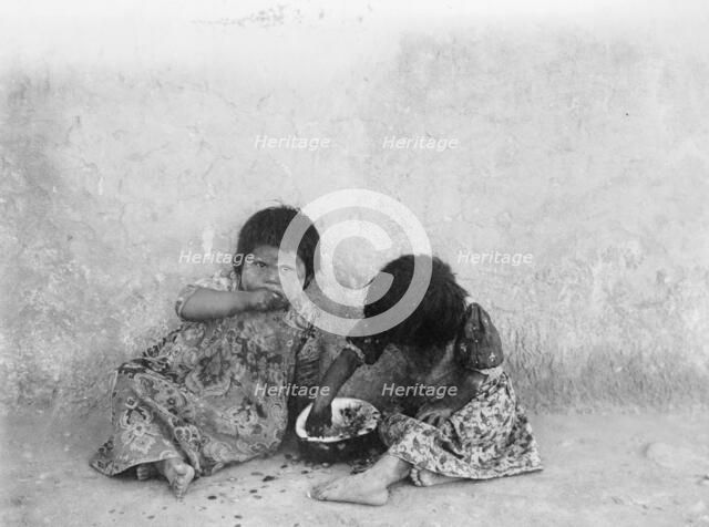 The delights of childhood, c1900. Creator: Edward Sheriff Curtis.