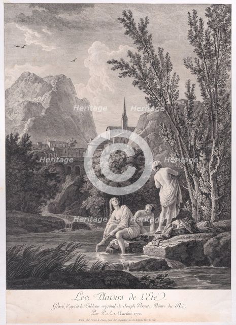 The Delights of Summer, 1772. Creator: Pietro Antonio Martini.