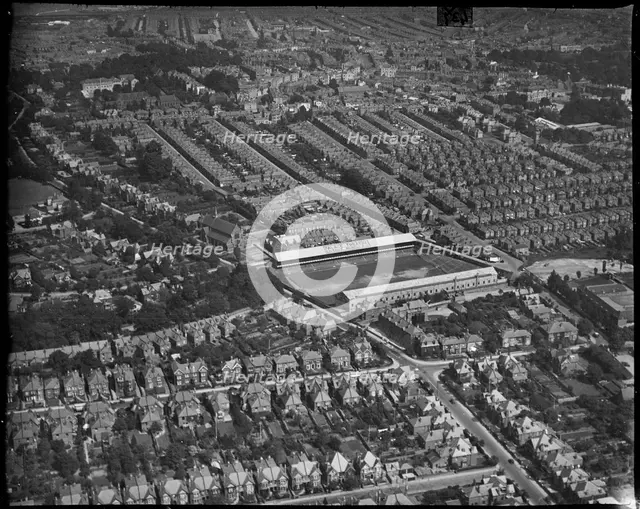 The Dell Football Ground and environs, Southampton, Hampshire, c1930s. Creator: Arthur William Hobart.