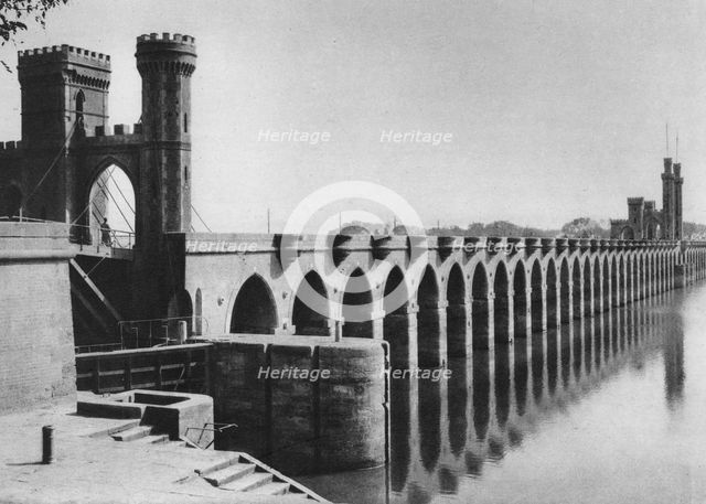 The Delta Barrage, Cairo, Egypt, c1920s. Artist: Unknown