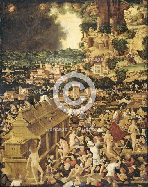 The Deluge, 1450-1499. Artist: Anonymous  