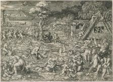 The Deluge, 1544. Creator: Dirck Vellert