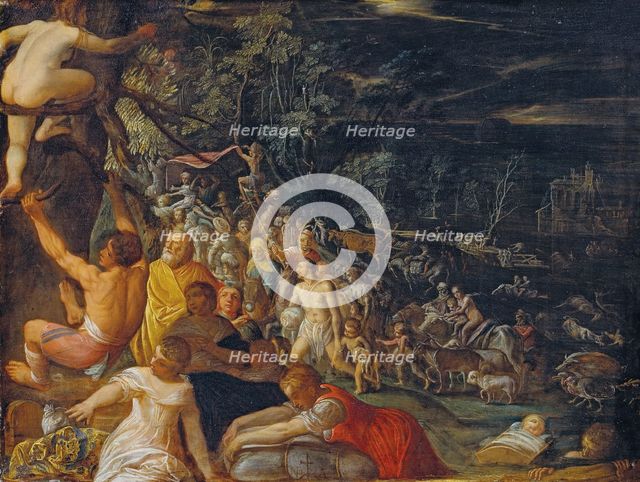 The Deluge, 1600-1601. Creator: Adam Elsheimer.