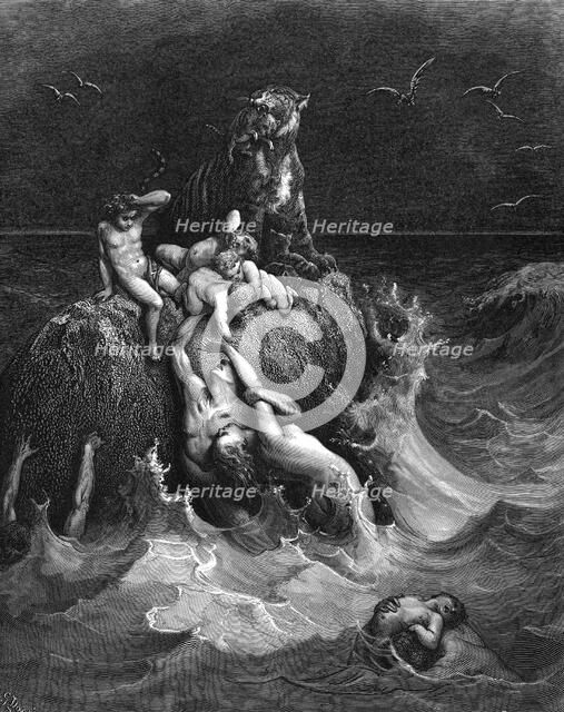 'The Deluge', 1866. Artist: Gustave Doré
