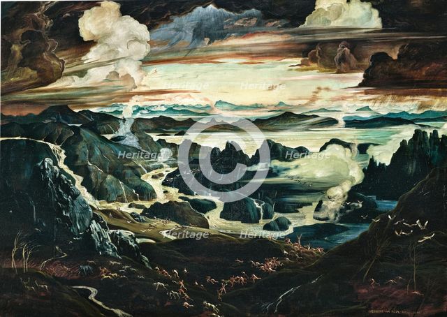The Deluge, 1922. Creator: Reyl-Hanisch, Herbert von (1898-1937).