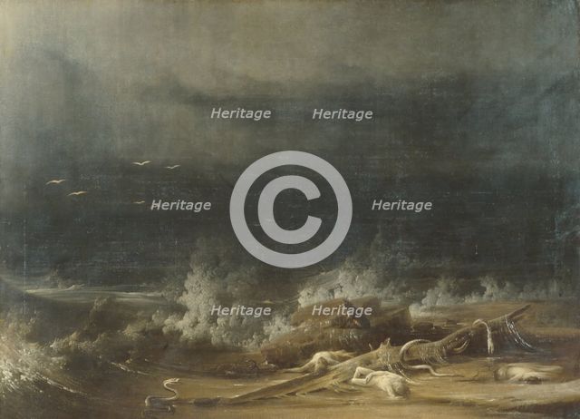 The Deluge towards Its Close, ca. 1813. Creator: Joshua Shaw.