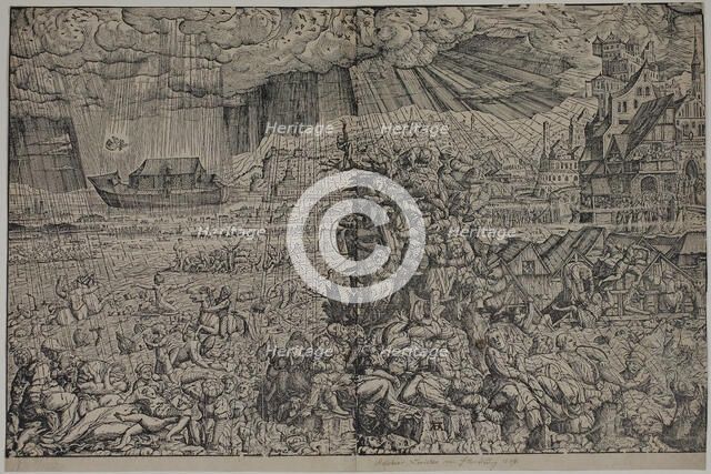 The Deluge, after 1548. Creator: Melchior Lorichs.