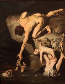 The Deluge. Artist: Court, Joseph-Désiré (1797-1865)