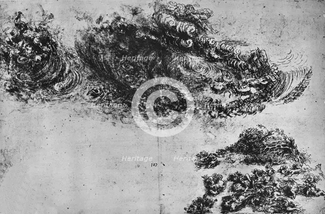 'The Deluge', c1480 (1945). Artist: Leonardo da Vinci.