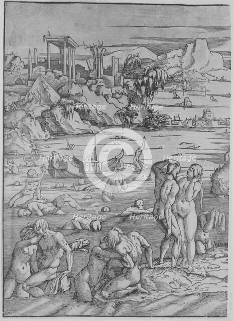 The Deluge, ca. 1524. Creator: Jan van Scorel.