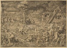 The Deluge. Creator: Dirk Vellert (Netherlandish, 1480/85-1547)