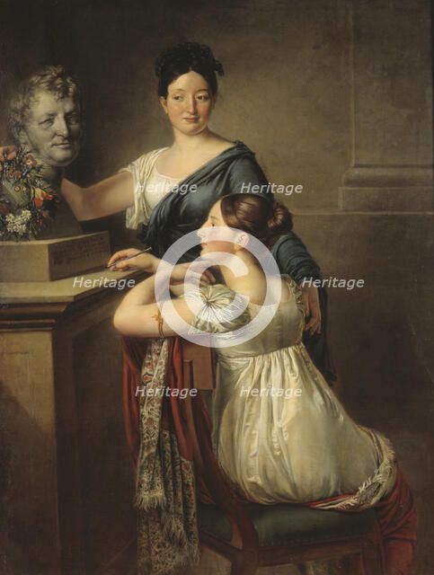 The Demoiselles Charlotte Jeanette and Anne Sofie Laurent, 1815. Creator: Per Krafft the Younger.