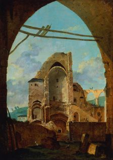 The Demolition of the Abbey of Montmartre c1740-1800. Artist: Louis Gabriel Moreau