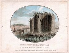 The Demolition of the Bastille, 1789