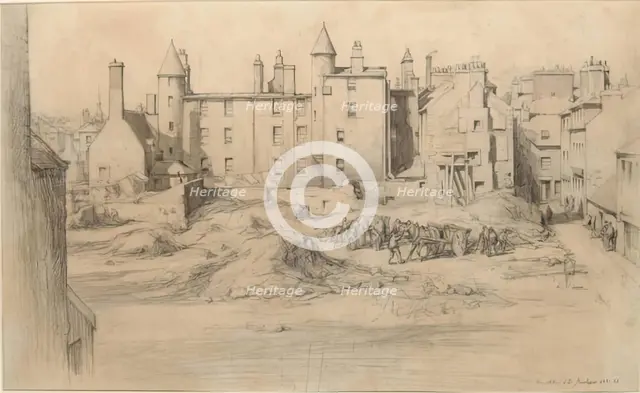 The Demolition of the Guestrow, 1931 - 1932. Creator: William Smith.