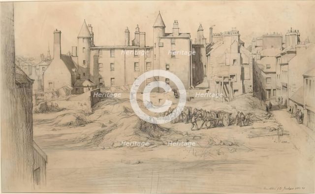 The Demolition of the Guestrow, 1931 - 1932. Creator: William Smith.