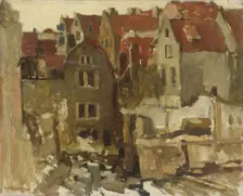 The Demolition of the Grand Bazar de la Bourse on the Nieuwendijk, Amsterdam, 1893-1897. Creator: George Hendrik Breitner