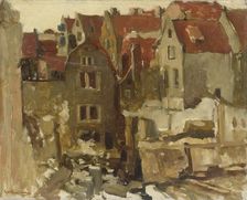 The Demolition of the Grand Bazar de la Bourse on the Nieuwendijk, Amsterdam, 1893-1897. Creator: George Hendrik Breitner