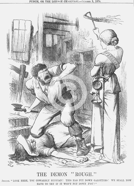 'The Demon "Rough"', 1874.  Creator: Joseph Swain.