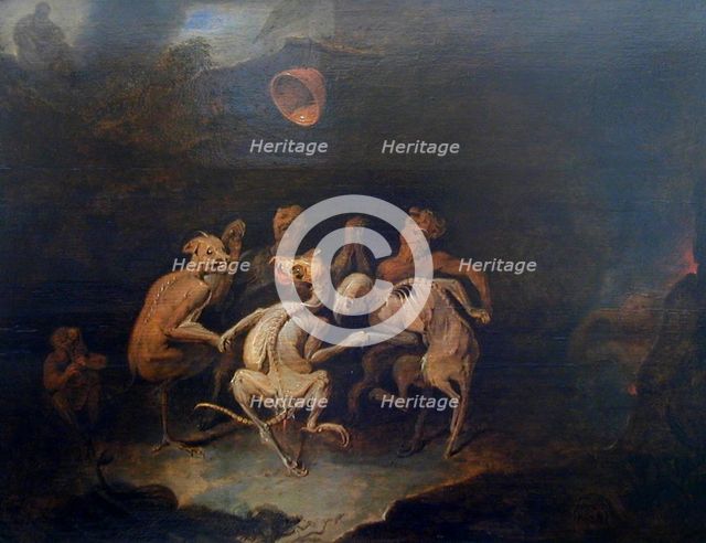 The demons. Artist: Ryckaert (Rijckaert), David (1612-1661)