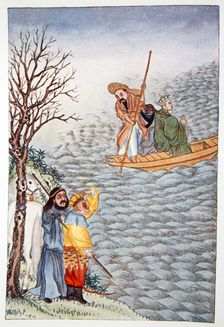 The Demons of Blackwater River Carry Away the Master 1922. Creator: Unknown
