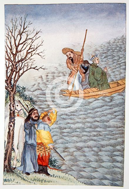 'The Demons of Blackwater River Carry Away the Master', 1922.  Creator: Unknown.